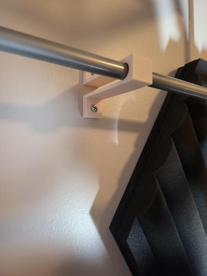 Shoe rack (spool holder) wall bracket