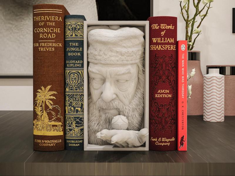 Dumbledore Book Nook and Wall Mount