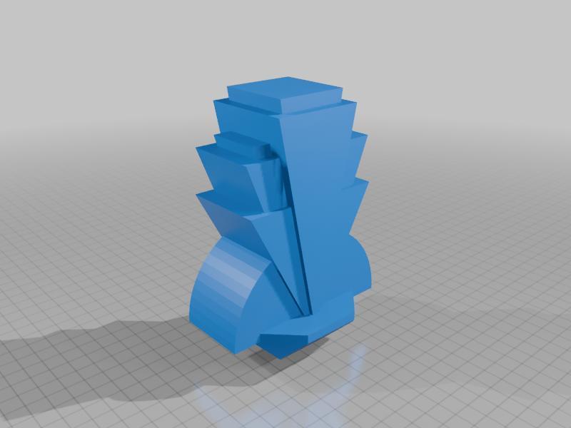 Red Queen Art Deco scepter