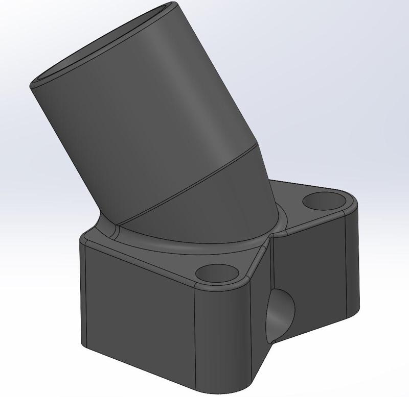 FlyFishRC 40mm Stubby DJI O3 Antenna Mount for 22mm Standoff Spacing