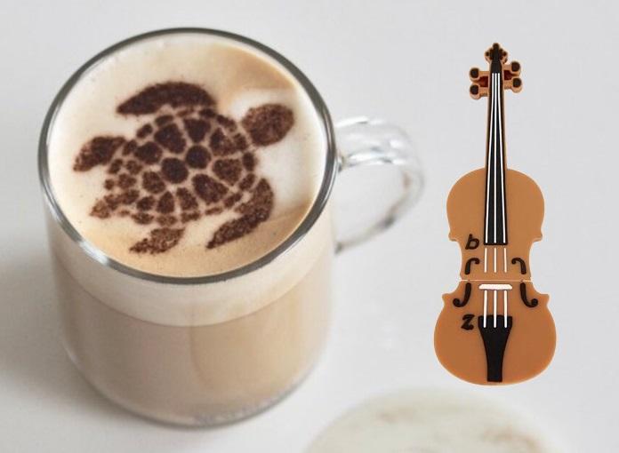 TURTLE - coffee stencil