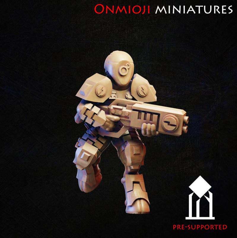 alien GG soldier run