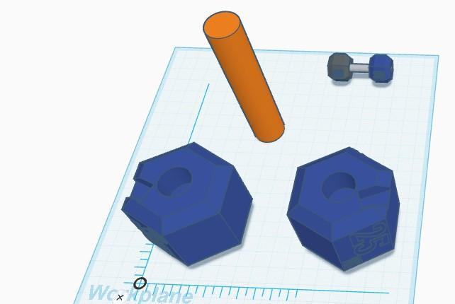 Dumbbell Business Card Holder