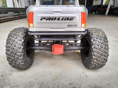 Axial SCX6 tube rear bumper bar