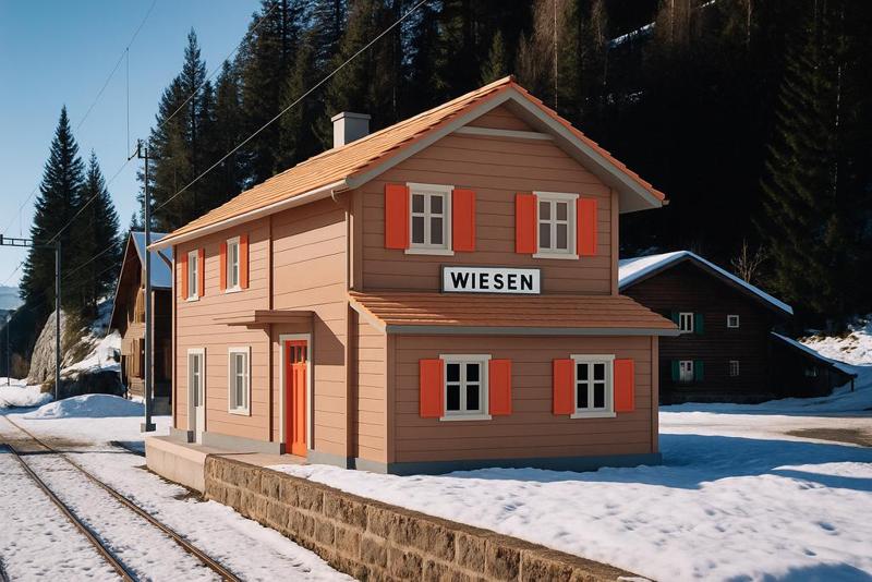 Station for LGB Model Railway (Scale G)