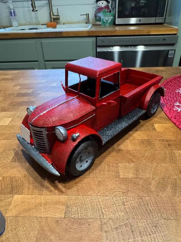 Buildable Christmas Tree Truck