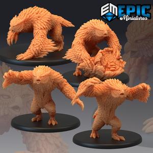 Owlbear Set / Forest Beast / Owl Bear Hybrid Collection