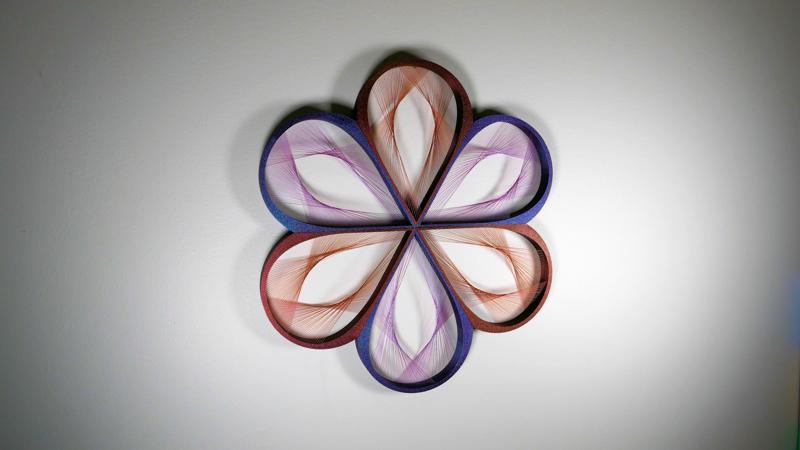 Large String Mandala Artwork