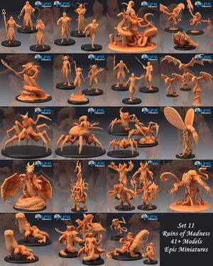 Ruins of Madness Set / Lovecraft Entities / Cosmic Horror Collection / Pre-Supported