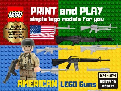 LEGO American Guns