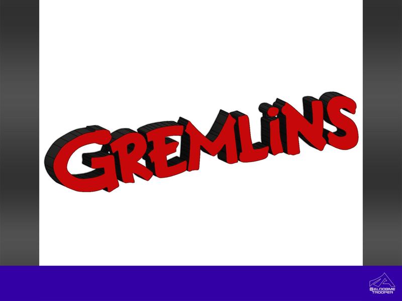 Gremlins 3D logo