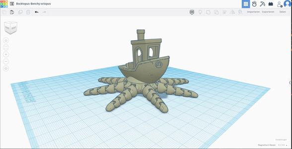 Bocktopus-Benchy octopus