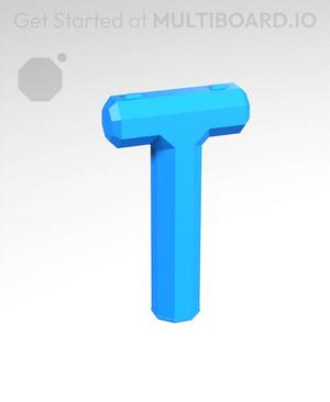 1x1.5H - Stacking Plate Handle