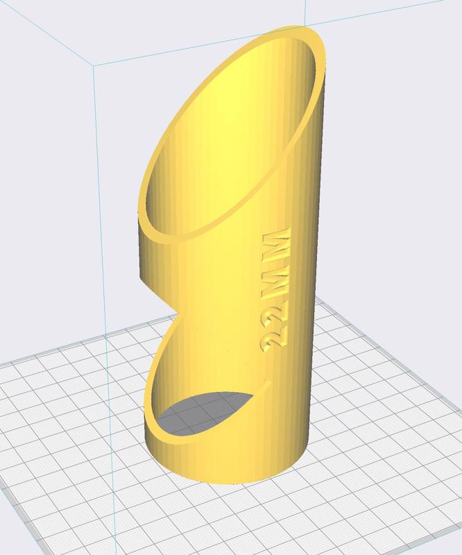 INDIVIDUAL FILES: Pipe Lagging Insulation - Template Jig - Cutter - 15mm 22mm 28mm by @LTO_2777051