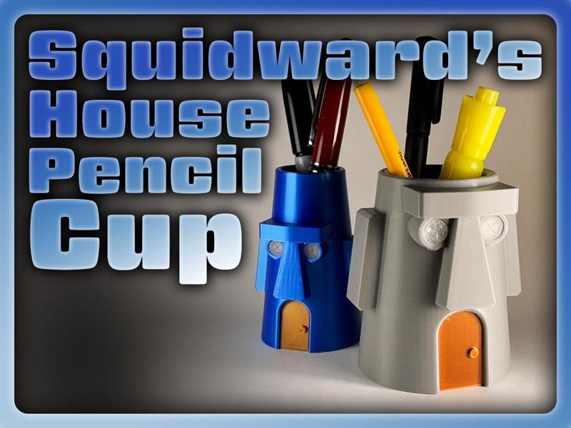 Pencil Cup - Squidward's House