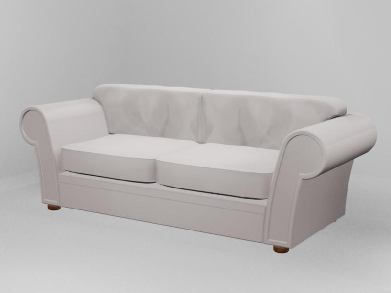 Miniature Sofa / Couch for dollhouse / diorama