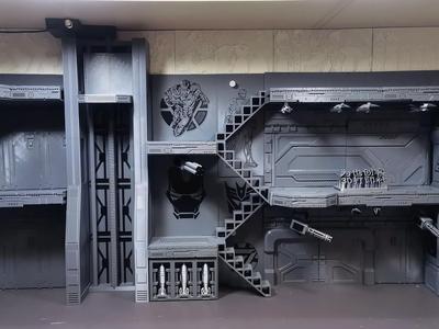 Cyberpunk Mech Desk Organizer