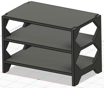 Stackable desk shelf
