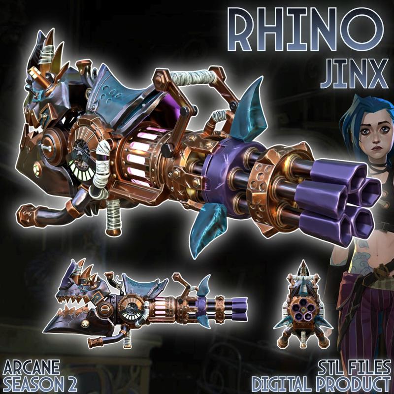 Jinx Rhino Launcher Arcane League Of Legends