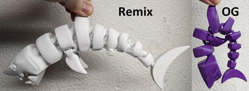 Reinforced Articulated Shark