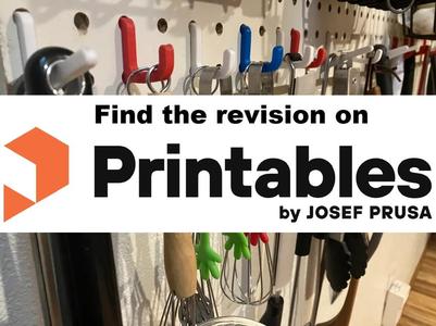 Pegboard Hook (There's a better version on Printables)