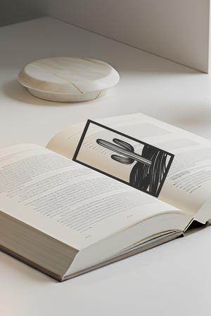 Cactus Bookmark, Creativity Bookmark, Gift Idea