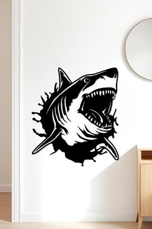 Shark Wall Art, Wall Decor, Home Decor