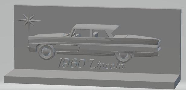 1960 Lincoln Wall Mount Version 1.stl