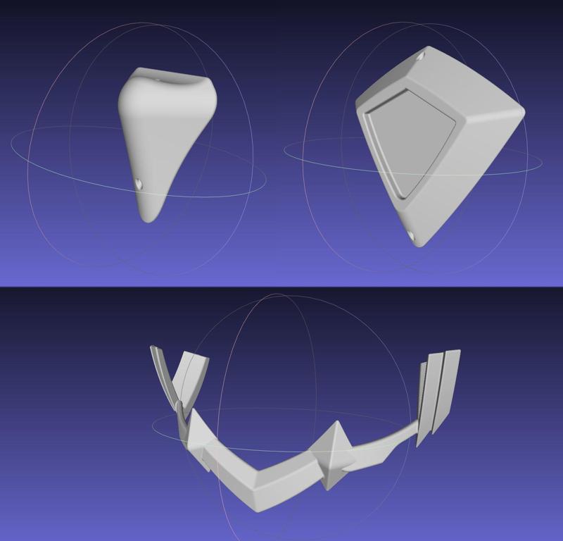 Kill La Kill Junketsu Armor Spine Back And Chest Pieces