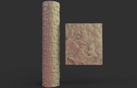 Texture rolling pin No14
