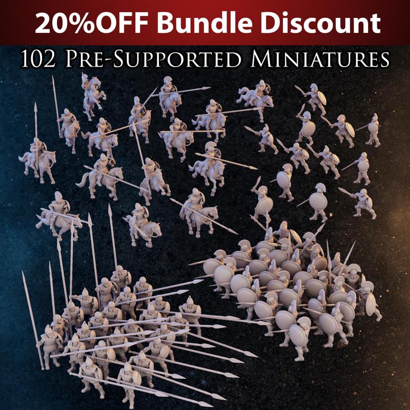 Ancient Greek Army Complete Pack + Horses