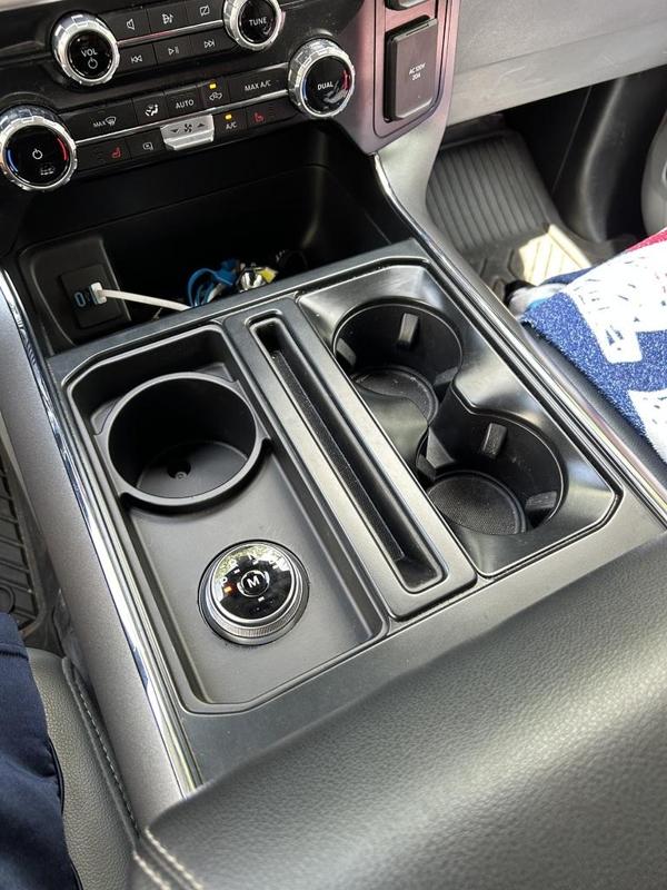 F-150 Truck Shifter Console, for Nalgene Water Bottle