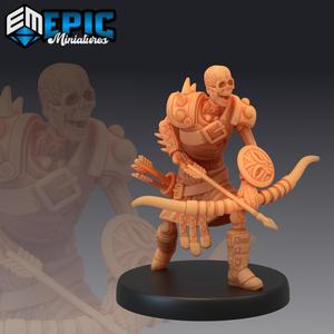 Skeleton Army Heavy Archer / Bow & Arrow / Undead Soldier