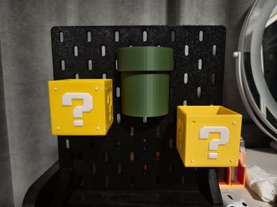 Mario Pipe (fits IKEA pegboard)