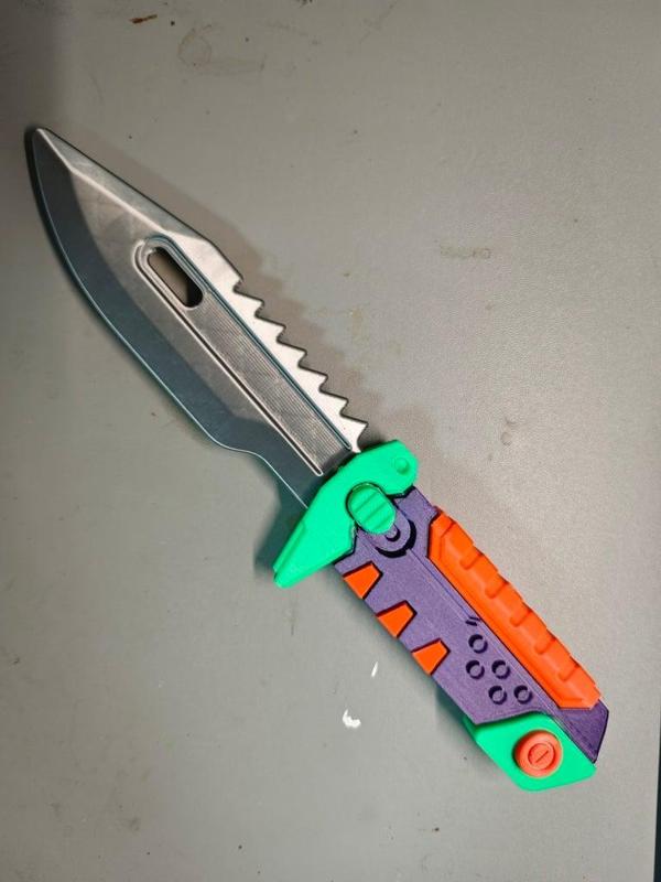 BlastX Polymer KnifeTech Coated Knife