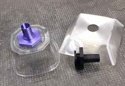 drywall dust containment for 1.25" ID flex vacuum hose