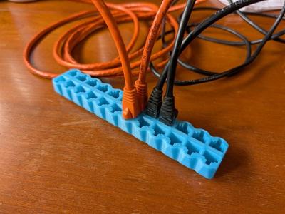 24 port ethernet/RJ45 switch organizer