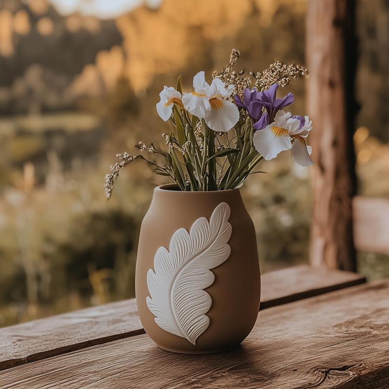Foliare Vase – 3D-Printed Nature-Inspired Decor