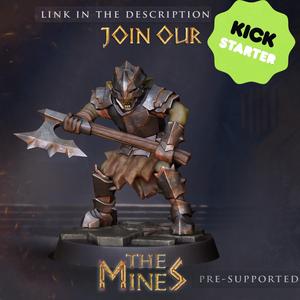 Goblin with large axe Tabletop miniature