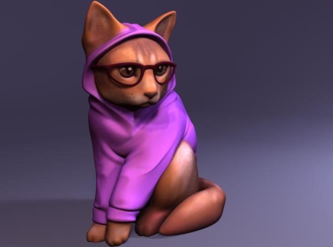 HipsterCat.obj