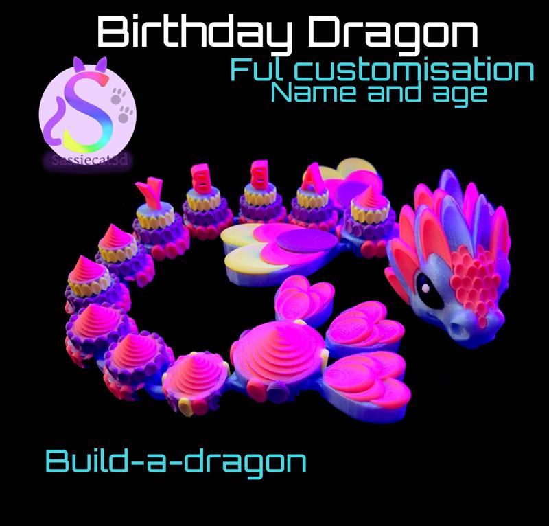 Birthday build a dragon, ful customisation *Commercial Version*