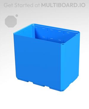 3x2x2.5 - Simple Walls - Universal Click-In Multibin Shell Extension