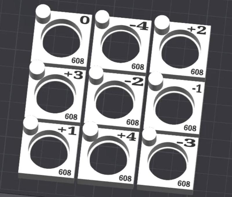 608 bearing tolerance tester