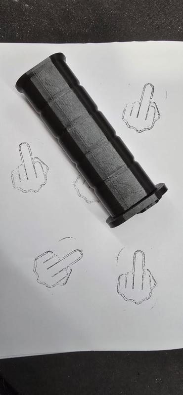 Sello estilo cuchillo / Knife style stamp