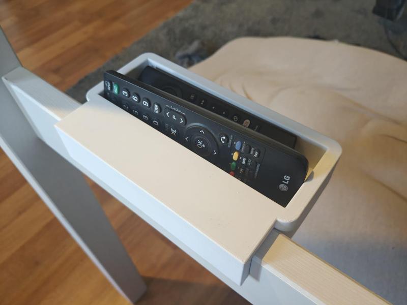 Ikea STORA remote holder