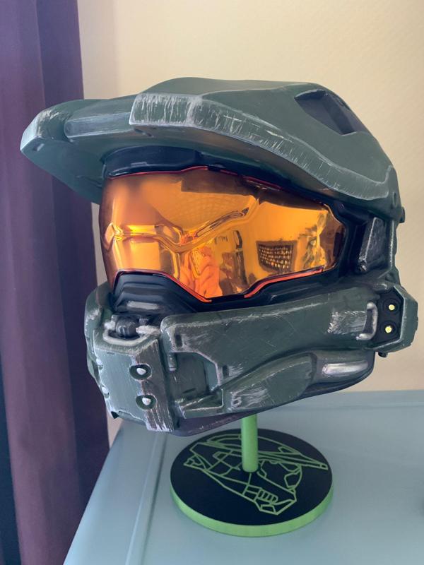 Halo master chief helmet stand kit for display