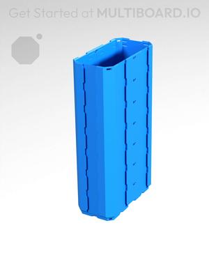 1x2x3.5 - Full Multipoint Rail - Multibin Shell