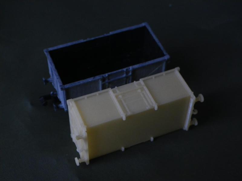 TT120 British Railways 16T mineral diagram 1/108 body pair