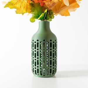 The Rako Vase, Modern and Unique Home Decor for Dried and Preserved Flower Arrangement  | STL File