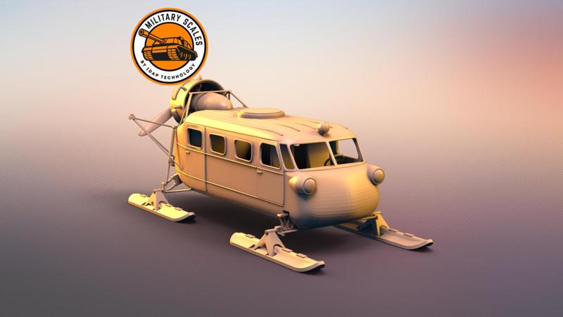 Russian ambulance on ski KA-30